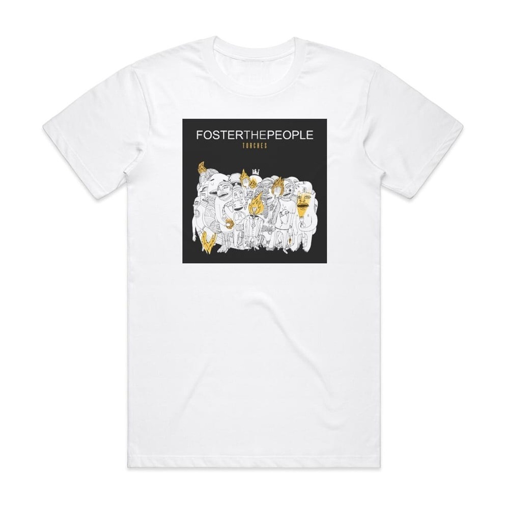 Foster The People Torches Album Cover T-Shirt White